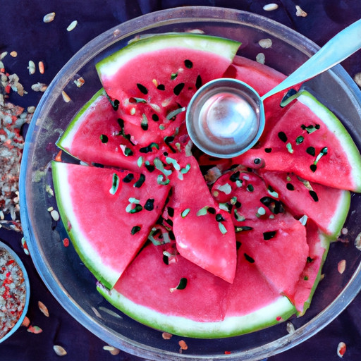 Vielseitiges hausgemachtes Rezept aus Chiasamen und Wassermelone zur Gelenkerholung 68113