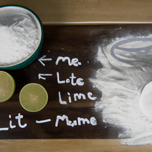 Homemade recipe from lime and flour for joint repair 70509